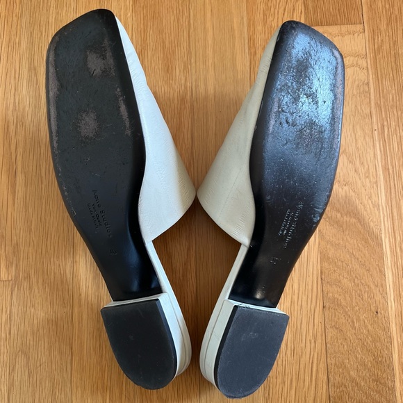 Acne Studios Tessey Eel Mule Flats in Light Blue Size 40 - Picture 5 of 5